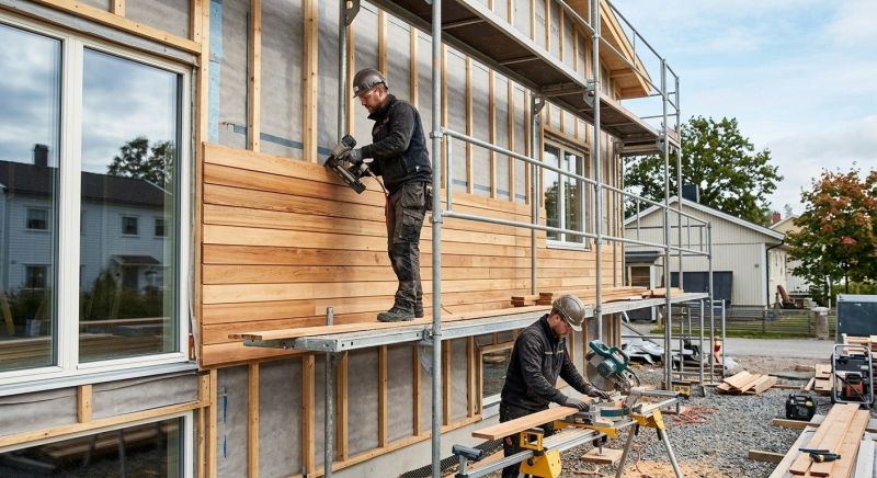 Hardwood Cladding Installation in Norwalk, CT