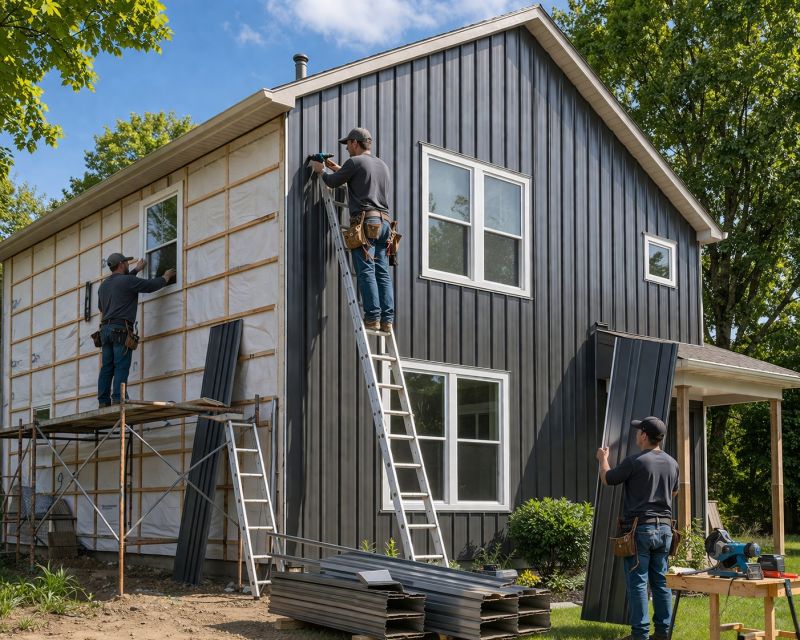 Metal Paneling Installation in Boston, MA
